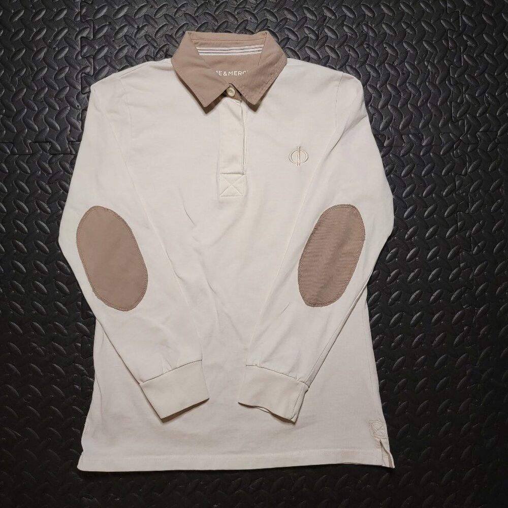 Baume & Mercier Women's Long Sleeve Two-Tone Polo Shirt, Med, Watch Memorabilia